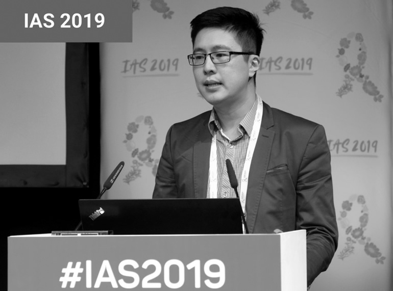Jason Ong apresentando na IAS 2019