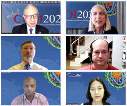 CROI 2021 Carlos del Rio, Diane Havlir, Charles Flexner, François Venter, Hyman Scott, NittayaPhanuphak na CROI 2021