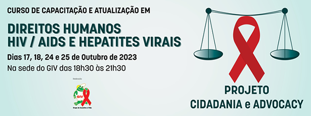 Curso de capacitação e atualização em Direitos Humanos, HIV/Aids e Hepatites Virais / 2023
